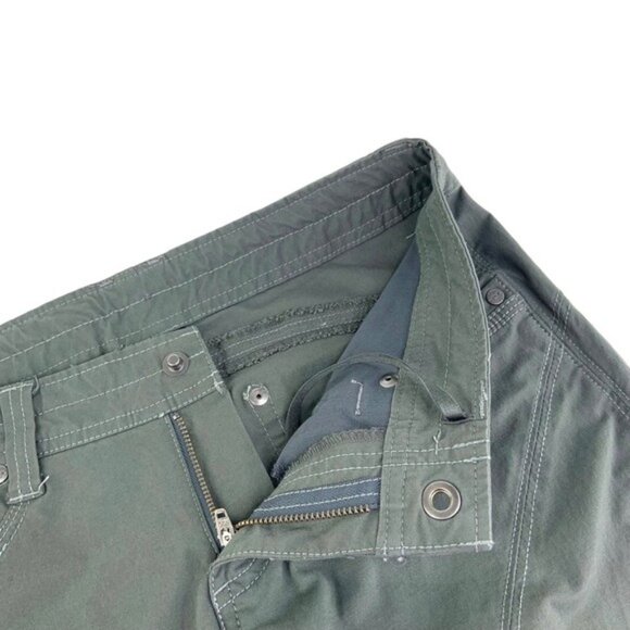 Kuhl Skinny Pants in Drab Olive Green Inspiratr - Picture 5 of 7